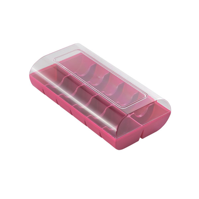 Opakowanie plastikowe na 12 makaronów fuksja