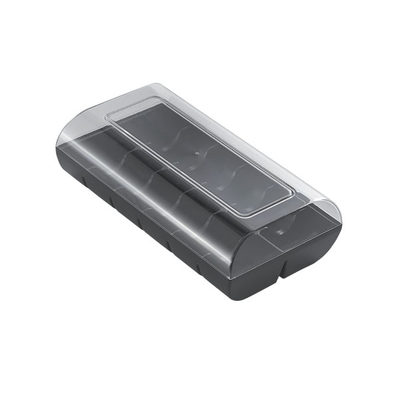 Opakowanie plastikowe na 12 makaronów czarne