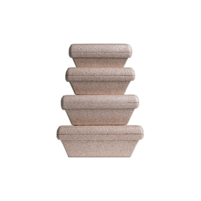 Pojemnik termoizolacyjny do lodów na wynos EcoTropic biodegradowalny 350 gr opak.25 szt.