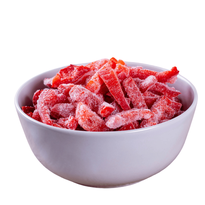 Mrożona papryka czerwona paski 10 kg
