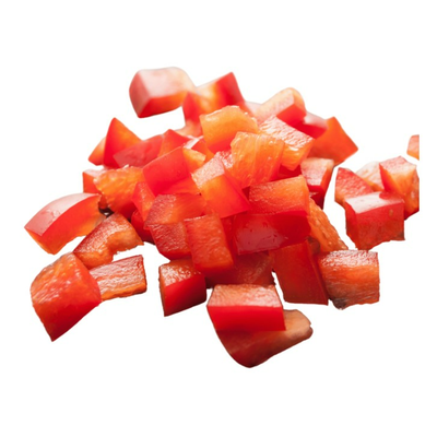 Mražené kostky papriky melange karton 10 kg