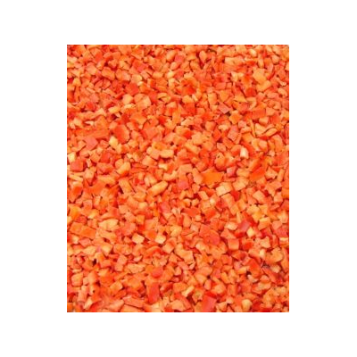 Mražené červené papriky nakrájené na kostičky karton 10 kg