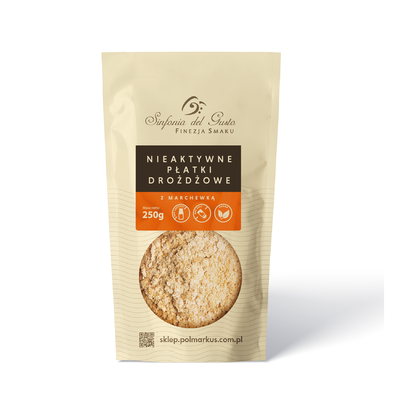 Płatki drożdżowe z marchewką Sinfonia del Gusto 250 g